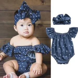 Newborn Baby Denim Clothes Set