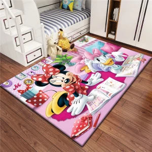 Mickey Mouse Cartoon HD Printed Carpet