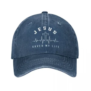 Jesus Saved My Life Baseball Cap