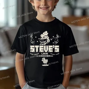 Chicken Jockey Summer T-shirts Top Steve's