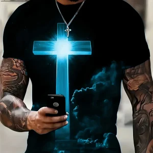 Redemption Night Crucifix T shirts