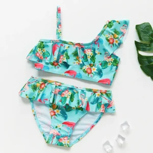Girls Two Pieces Swimwear Bathing Suit