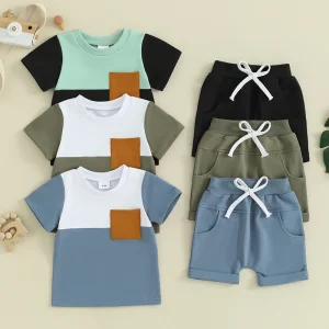 Short Sleeve T-shirts Shorts Clothing Set