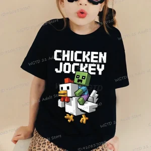 Kids T Shirt Chicken Jockey
