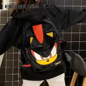 Bell Dark Sonic The Hedgehog Backpack Large Capacity